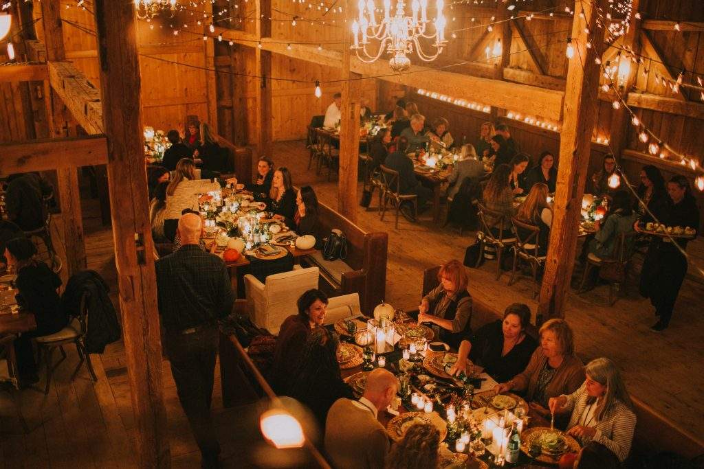 Maine Wedding Cooperative Harvest Dinner