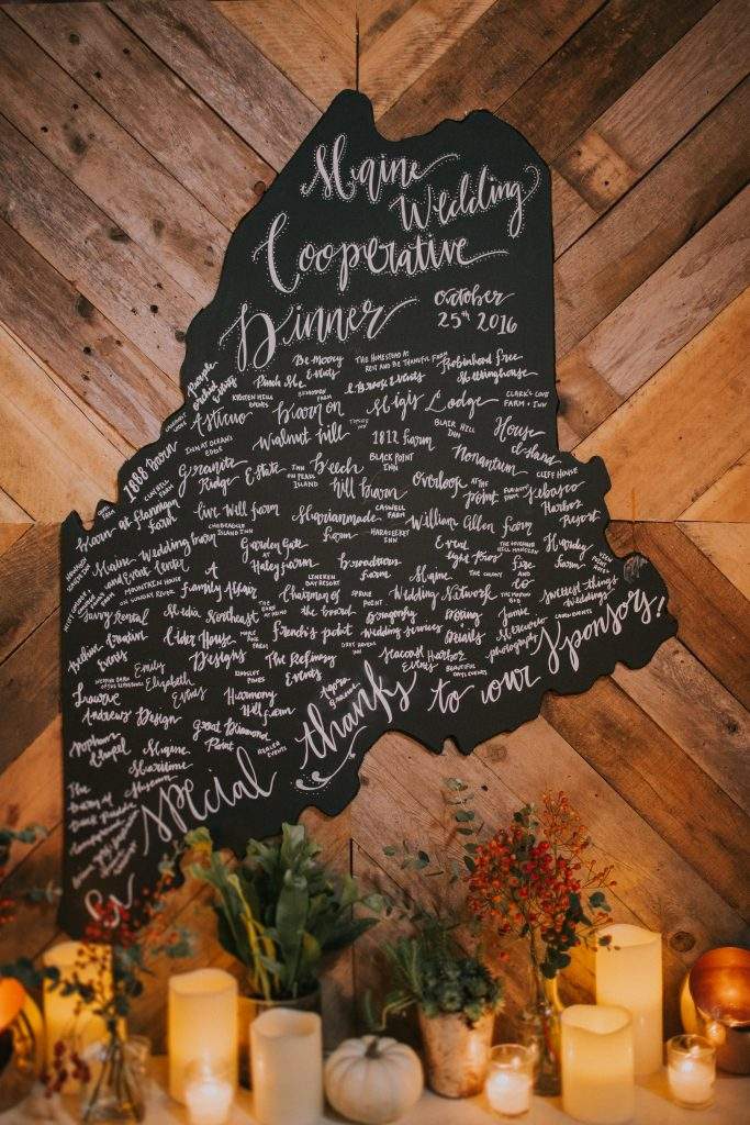 Maine Wedding Cooperative Harvest Dinner