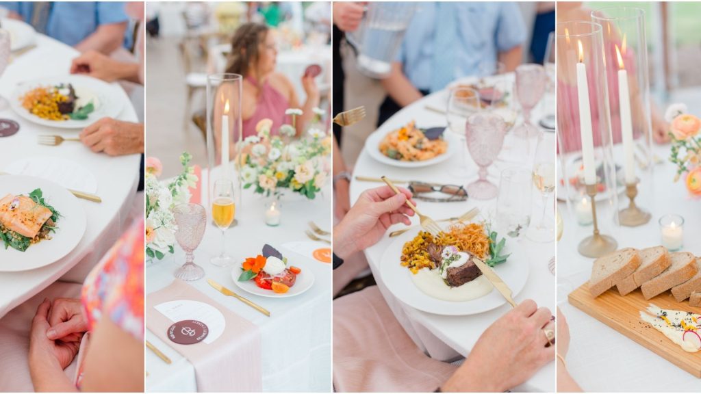 maine wedding menu