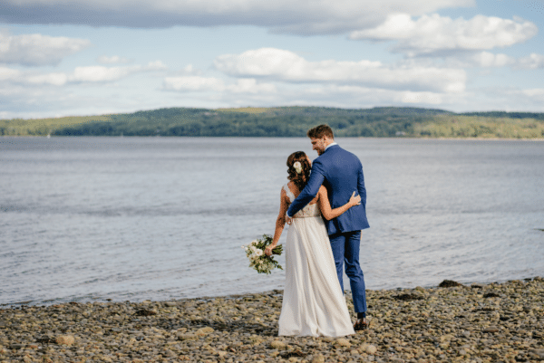 Private Beach Maine wedding