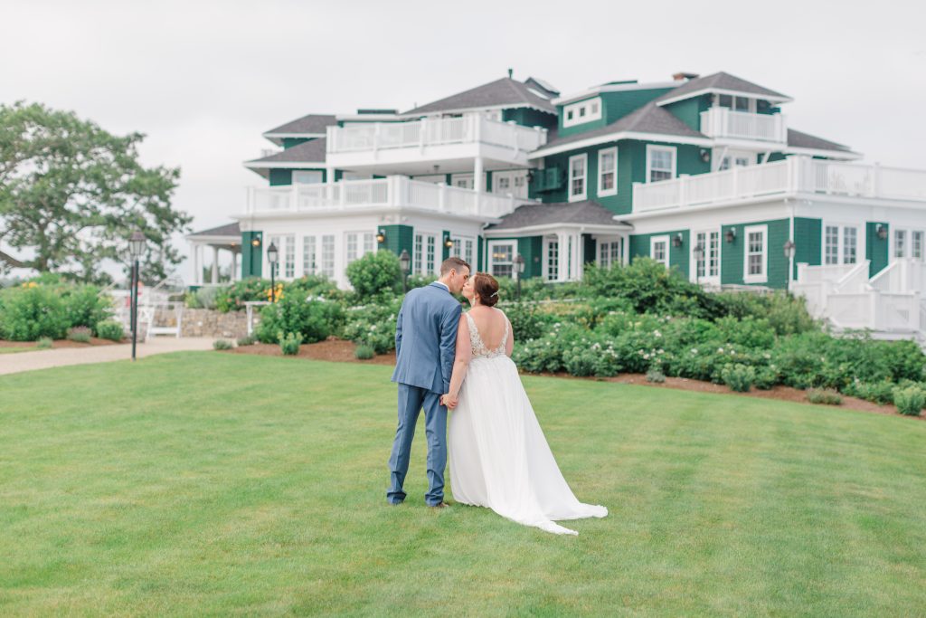 couple with maine wedding estate venue