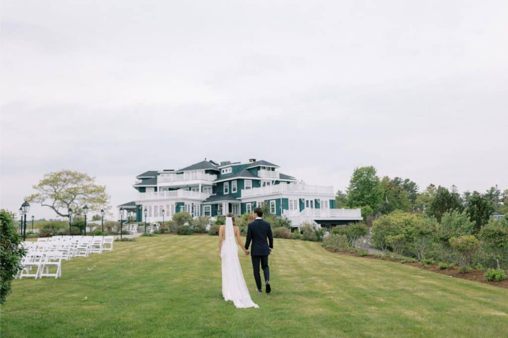 Maine outdoor wedding